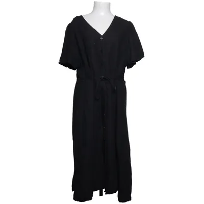 Shirt dress (Black) from XLNT by KappAhl Linen, Viscose