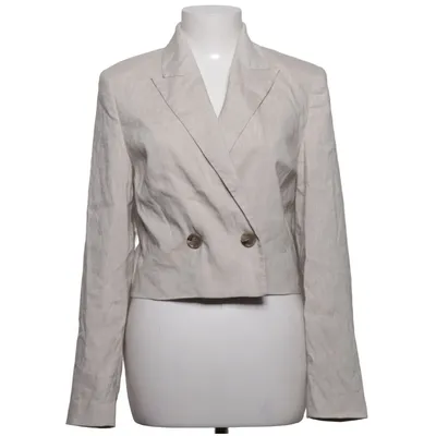 Blazer (Acedia Cropped Linen Blazer) von Dante 6 Elasthan, Leinen, Polyester, Viskose