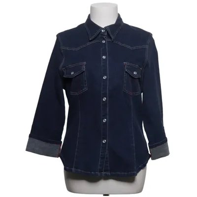 Chemise en jean (Bleu) de Castro Coton, Élasthane