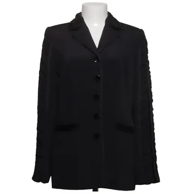 Blazer (Noir) de Renzo Acétate, Viscose