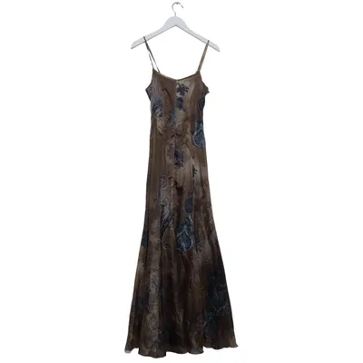 Maxi jurk (Bruin, Blauw) van Branting
