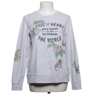 Sweatshirt (Gris) de Cecil Coton, Élasthane, Polyester