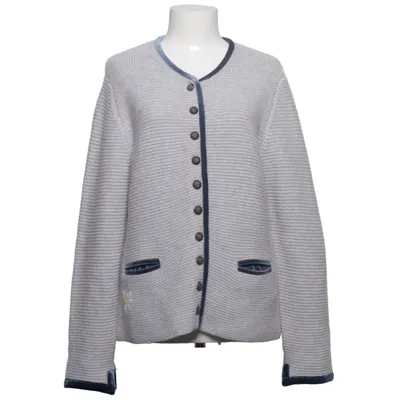 Cardigan (Gris, Bleu) de Insieme Cachemire, Élasthane, Polyester, Laine