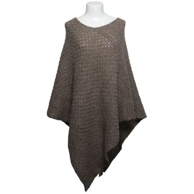 Poncho (Brun) från Cocogio Akryl, Mohair, Polyamid, Ull