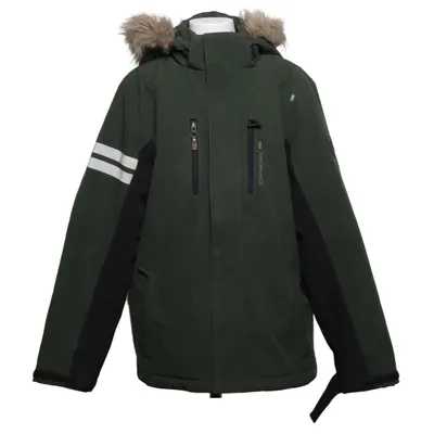 Ski jacket (Green, Black) from Lindberg Elastane, Polyamide, Polyester