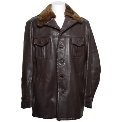 Läderjacka (Brun) från Akta Getskinn