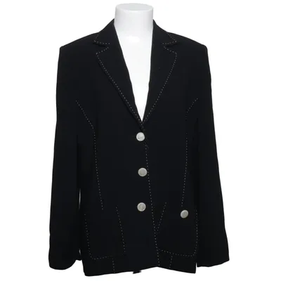 Blazer (Noir) de Frankenwälder Acétate, Polyester
