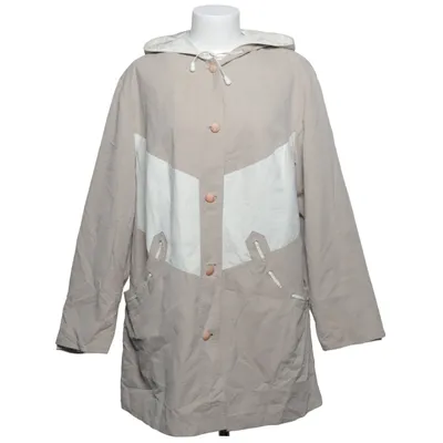 Outdoor jacket (Beige, White) from Maria Bellesi Polyester