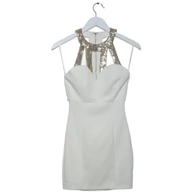 Dress (White) from Tobi Elastane, Polyester