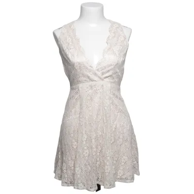 Robe de cocktail (Beige) de Model Behaviour Coton, Polyamide, Polyester