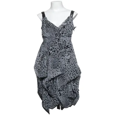 Dress (Gray, Black) from Tammy Metallic fiber, Polyester