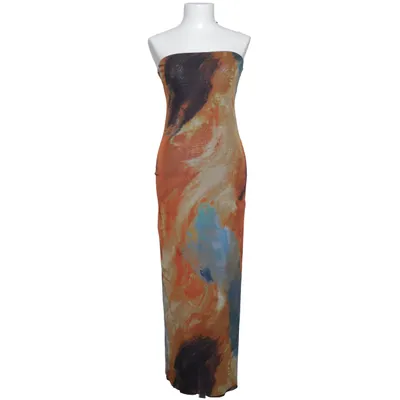 Maxi jurk (Oranje, Blauw, Meerkleurig) van Zara
