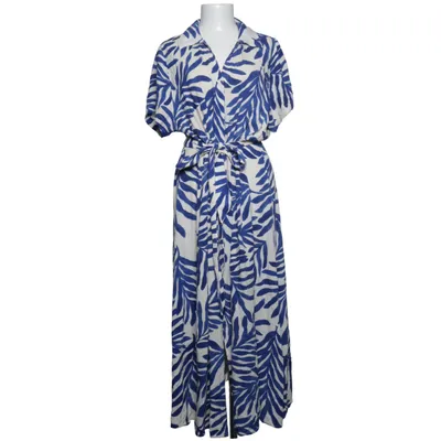 Robe chemise (Bleu, Blanc) de H&M Viscose