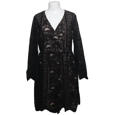Robe (Noir, Beige) de Xhilaration Coton, Polyamide, Polyester