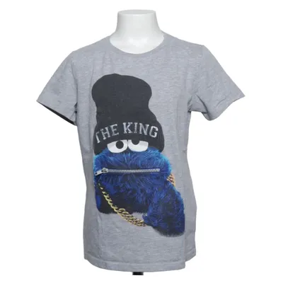 T-shirt (Gris, Bleu, Noir) de Sesame Street Coton, Polyester