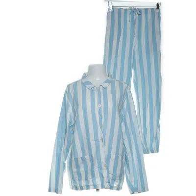 Pyjamas (Blå, Vit) från Nufferton Bomull
