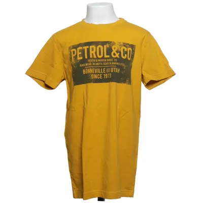T-shirt (Geel) van Petrol Katoen