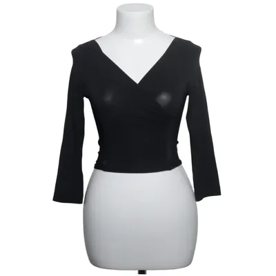 Wrap top (Black) from Plein Sud Elastane, Polyester, Viscose