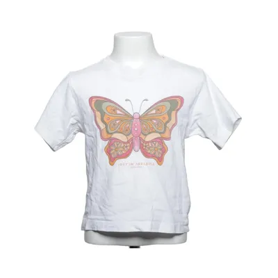 T-shirt (White, Multicolored) from Ghanda Cotton