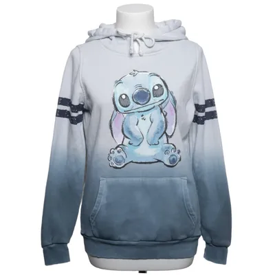 Hoodie (Blue, White, Multicolored) from Disney Cotton, Elastane, Polyester