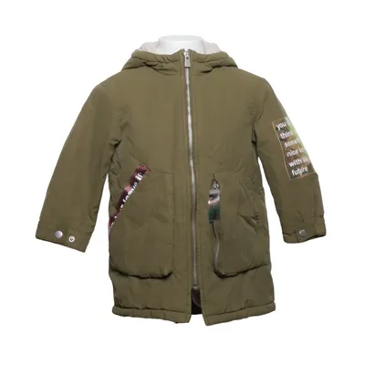 Parka (Groen) van Zara Kids Outerwear Collection Katoen, Polyamide