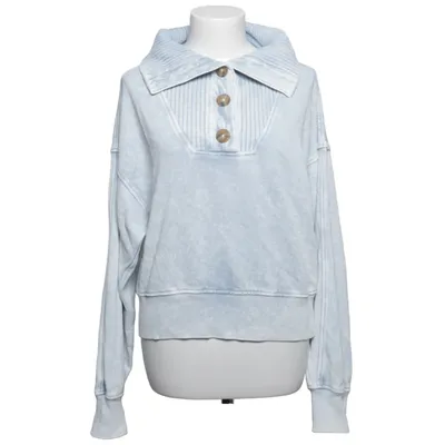 Collegetröja (Blå) från Aerie Bomull, Återvunnen polyester