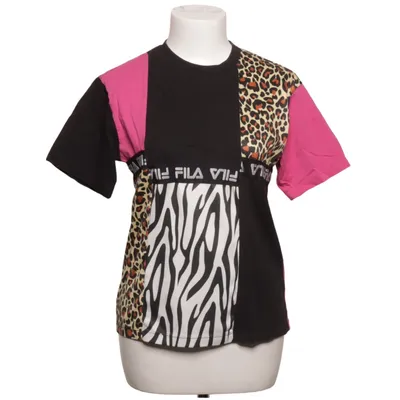 T-shirt (Black, Pink, Multicolored) from Fila Cotton, Polyester