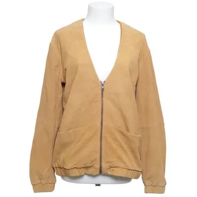 Läderjacka (Brun) från Selected Femme Skinn, Polyester, Viskos