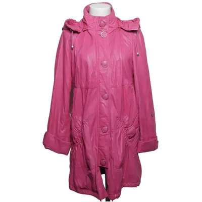 Læderjakke (Pink) fra TotoGroup Læder, Polyester