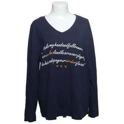 Lange mouwen shirt (Blauw) van Sheego Casual Katoen