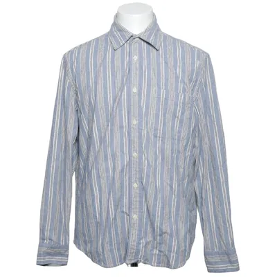 Skjorta (Blå, Vit) från Zara Bomull, Polyester