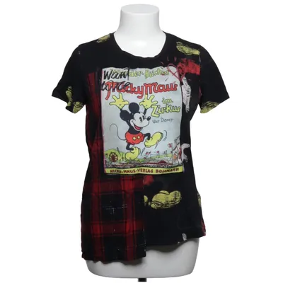 Top (Sort, Rød, Flerfarvet) fra Desigual Disney Bomuld, Metallfiber, Polyester, Viscose