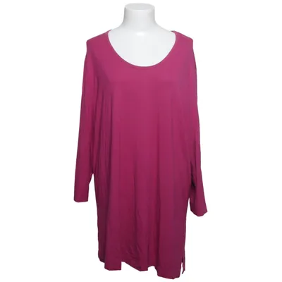 Langærmet t-shirt (Pink) fra Samoon Elastan, Viscose