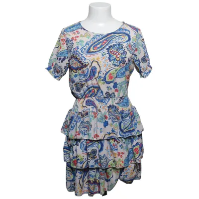 Dress (White, Multicolored) from New Collection
