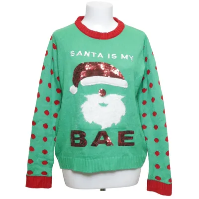 Julesweater (Grøn, Rød, Hvid) fra Merry Christmas Akryl