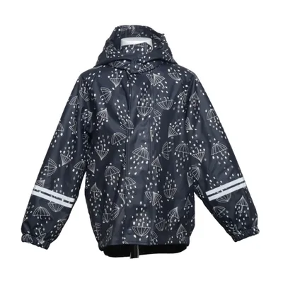 Regnjacka (Blå, Vit) från Kaxs by KappAhl Polyester, Polyuretan