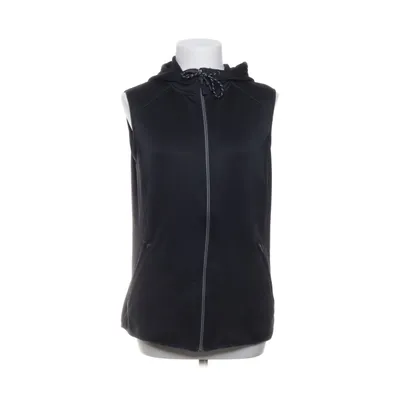 Kortärmad huvtröja (Svart) från H&M Sport Elastan, Polyester