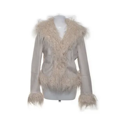 Shearling jacket (Beige, Pink) from Urban Outfitters Acrylic, Faux fur, Polyester