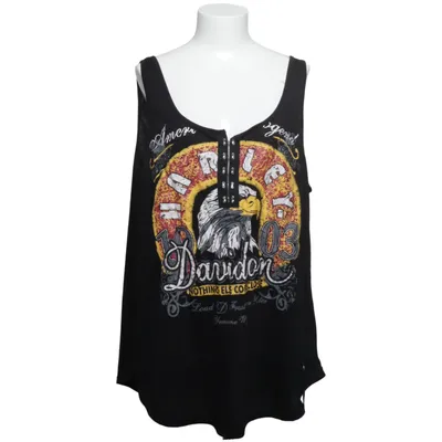 Tank Top (Black, Multicolored) from Misslook Cotton, Polyester