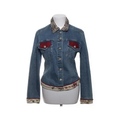 Jeansjacka (Blå, Flerfärgad) från Eva & Claudi Bomull, Elastan