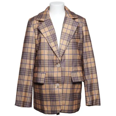 Blazer (Brown, Blue) from Stylewe Wool