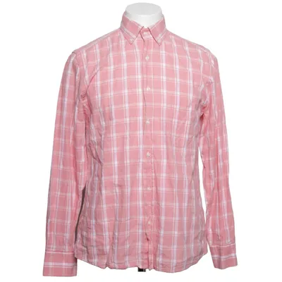 Overhemd (Roze, Wit) van Klercker Katoen, Linnen