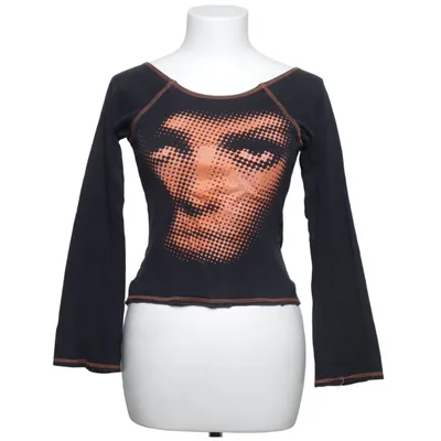 Långärmad t-shirt (Svart, Orange) från Reflex Bomull