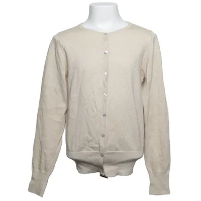 Cardigan (Beige) de Wild & Gorgeous Cachemire, Coton, Fibre métallique, Polyamide