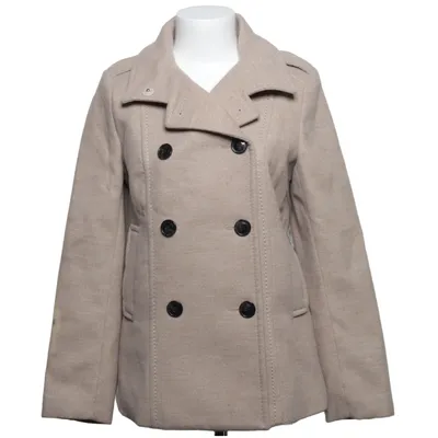 Pea coat (Beige) from H&M Elastane, Polyester, Viscose