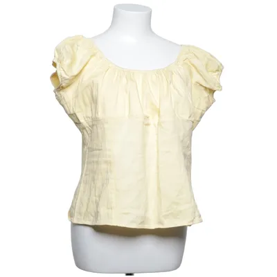 Top (Gul) fra Pinup Couture Bomuld, Elastan
