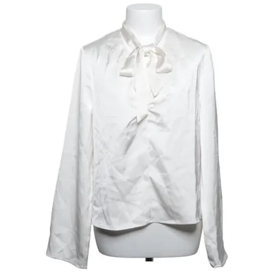 Pussy bow blouse (White) from Neo Noir Elastane, Polyester