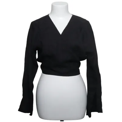 Wrap blouse (Black) from Jan 'N June Linen
