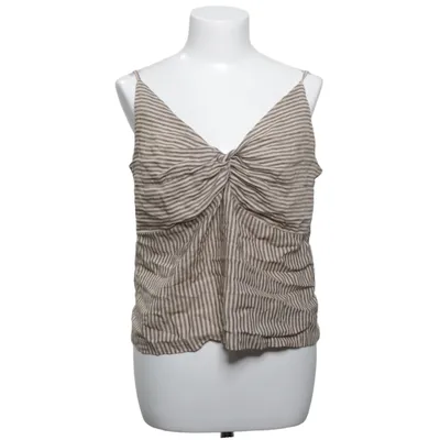 Tanktop  (Beige, Sort) fra Lindex Linned, Viscose