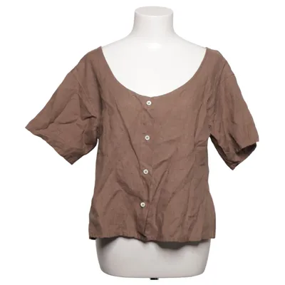 Blouse (Marron) de Linenfox Lin